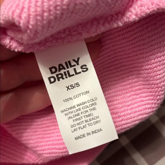 BNWT daily drills oversized heavyweight vintage crew- TAFFY - Picture 5 of 9